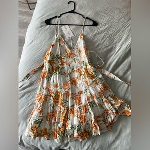 Patterned mini dress